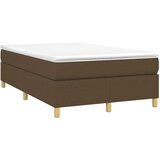  The Living Store Box spring postelja z vzmetnico temno rjava 120x190 cm blago - Box Spring Postelja, (21446448) | Shoptok.si