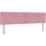 vidaXL Naslon za glavo z diamantnim blokovnim dizajnom roza 180 cm iz žameta, (22008379) | Shoptok.si