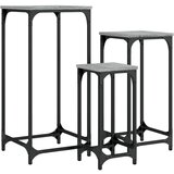  The Living Store Komplet stranskih mizic 3-delni siva sonoma inženirski les - Komplet Stranskih Mizic, (21502305) | Shoptok.si