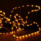 springos svjetlosni jelen s saonicama, 192 LED, toplo bijela | shoptok.hr