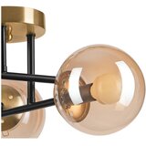 LAMKUR plafonski luster malena 3xE14/5W/230V zlatna/crna/dimno bež | Eponuda.com