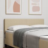 vidaXL Uzglavlje Jednostavni Dizajn Svijetlozelena Siva 160 cm Frotir | shoptok.hr