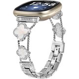INF Cloverlink pašček za Fitbit Versa 3/4/Sense 2 Silver, (22076711) | Shoptok.si