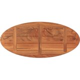 Stolna ploča 140x60x3,8 cm ovalna od masivnog drva bagrema | shoptok.hr
