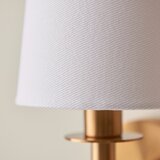  Endon 110738 - Zidna lampa 1xE14/6W/230V bela/zlatna | Eponuda.com