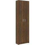 Furnova Garderobna omara rjavi hrast 55x25x189 cm konstruiran les, (21930159) | Shoptok.si