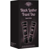 Black Leather Travel Duo putni set za ruke i tijelo