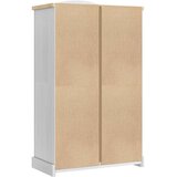 Ormarić CORONA Bijelo 101 x 52 x 170 cm Čvrsto borovo drvo | shoptok.hr