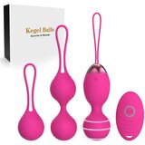 SuperLove Pelvic Fitness Trainer Balls Set Pink | Shoptok.si