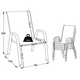 Gardenson SET VRTNIH STOLOV antracit Slike