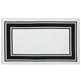 Conceptum Hypnose nk 06 - black, white blackwhite hall carpet (75 x 150) | ePonuda.com