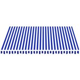 vidaXL Nadomestno blago za tendo modro in belo 4x3,5 m, (20611022) | Shoptok.si