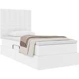  Krevet s od storage Čista bijela 100 x 200 cm Lažna koža | shoptok.hr