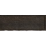  Zidna polica tamnosmeđa 180x60x(2-6) cm od obrađene hrastovine | Eponuda.com