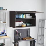  Ormar za zid u garaži Crna 80 x 40 x 53 cm Čelik s prahom | shoptok.hr
