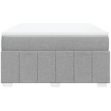  Krevet s oprugama i madracem svjetlosivi 140x190 cm od tkanine | shoptok.hr