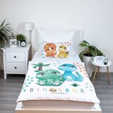 Jerry Fabrics Bombažna otroška posteljnina za otroško posteljico 100x135 cm Dino – | Shoptok.si