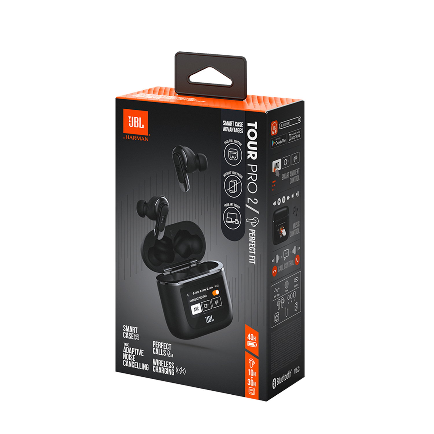 JBL tour pro 2 tws crne bežične slušalice | shoptok.hr