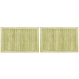  Vrtna vrata 2 kom od impregnirane borovine 300 x 100 cm | shoptok.hr