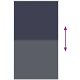 vidaXL rolo zatemnjena temno modra 140x230 cm širina tkanine 136,6 cm | Shoptok.si