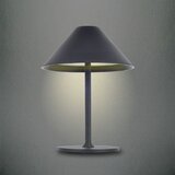 Kelu Liberty lampa, mini aluminijska stolna svjetiljka s crnom baterijom od 3W | shoptok.hr
