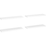 Maison Chic 4 kosi Stenske Police - Viseče police bele 90x23,5x3,8 cm MDF, (21793628) Cene
