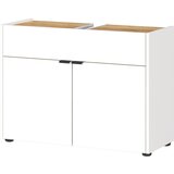 Germania bela omarica za pod umivalnik 80x60 cm forano | Shoptok.si