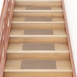The Living Store Samolepilne preproge za stopnice 15 kosov 60x25 cm svetlo rjave - Preproga Za Stopnice, (21487525) | Shoptok.si