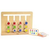Viga je zagonetka s Montessori bojama i figurama | shoptok.hr