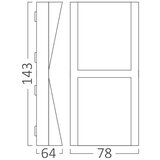 Braytron SVJETILJKA ZIDNA BAÅTENSKA CRNA 2*7W 3U1 IP65 BG38-02782 | Eponuda.ba