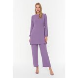 Trendyol Purple Waist Rope Detailed Aerobin Bottom-Top Set cijene