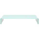 Stojalo za TV / ekran stekleno zeleno 80x30x13 cm, (20622190) | Shoptok.si