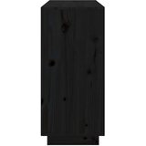  Komoda crna 111 x 34 x 75 cm od masivne borovine | Eponuda.ba