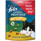 3 + 1 gratis! Felix prigrizki za mačke - Naturally Delicious: piščanec & mačja meta (180 g x 4) | shoptok.hr