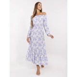 RUE PARIS Dress-WN-SK-840-1.36P-light blue | Shoptok.si