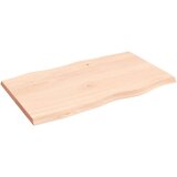 Stolna ploča 100x60x4 cm netretirana hrastovina sa živim rubom | shoptok.hr