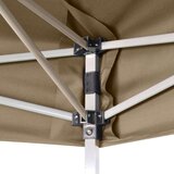  Zložljiv šotor šestkoten 3,6x3,1 m taupe 220g/m², (20703396) | Shoptok.si
