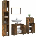  4-dijelni set kupaonskog namještaja boja hrasta drveni | shoptok.hr