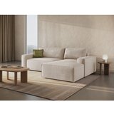 Micadoni Bež sklopiva kutna garnitura od bouclé tkanine (s desnim kutom) Jodie – Home | shoptok.hr