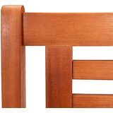  Vrtna klupa za 3 osobe 150 cm od masivnog drva eukaliptusa | shoptok.hr