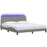  Okvir za krevet bez madraca Hanko smeđesivi 180x200 cm od tkanine | shoptok.hr