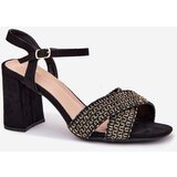 Boto Women's Heeled Sandals Black Almera | Shoptok.si
