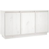 vidaXL Komoda bela 111x34x60 cm trdna borovina, (20656143) | Shoptok.si