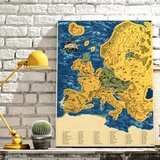  Brisalni zemljevid Europe Deluxe u