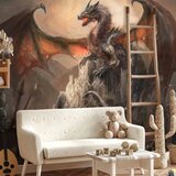  Foto tapeta - Dragon castle 200x140 Vodootporna | shoptok.hr