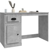  Radni stol s ladicom siva boja betona 115 x 50 x 75 cm drveni | Eponuda.com