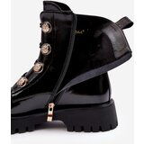 S. BARSKI Women's Quilted Boots with Ornamental Buttons D&A | Shoptok.si