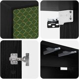  ormar za montažu na zid GELEEN 102 x 33 x 40 cm Crni hrast | shoptok.hr