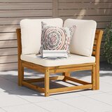  Kutna vrtna sofa s jastucima 73x73x65 cm masivno drvo bagrema | shoptok.hr