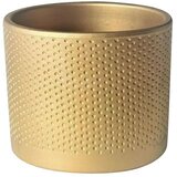  Cvetlični lonček (Ø 11 cm, keramika, zlata) | Shoptok.si